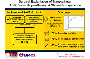 Figure of Surgical Explanation of Transcatheter Aortic Valva Bioprosthesis: A Statewide Experience
