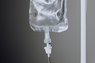 Photo of an IV bag.